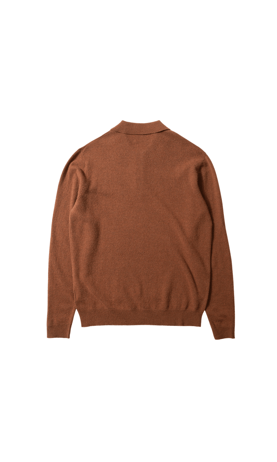 Edmmond Studios • Wool Polo Sweater • Chocolate
