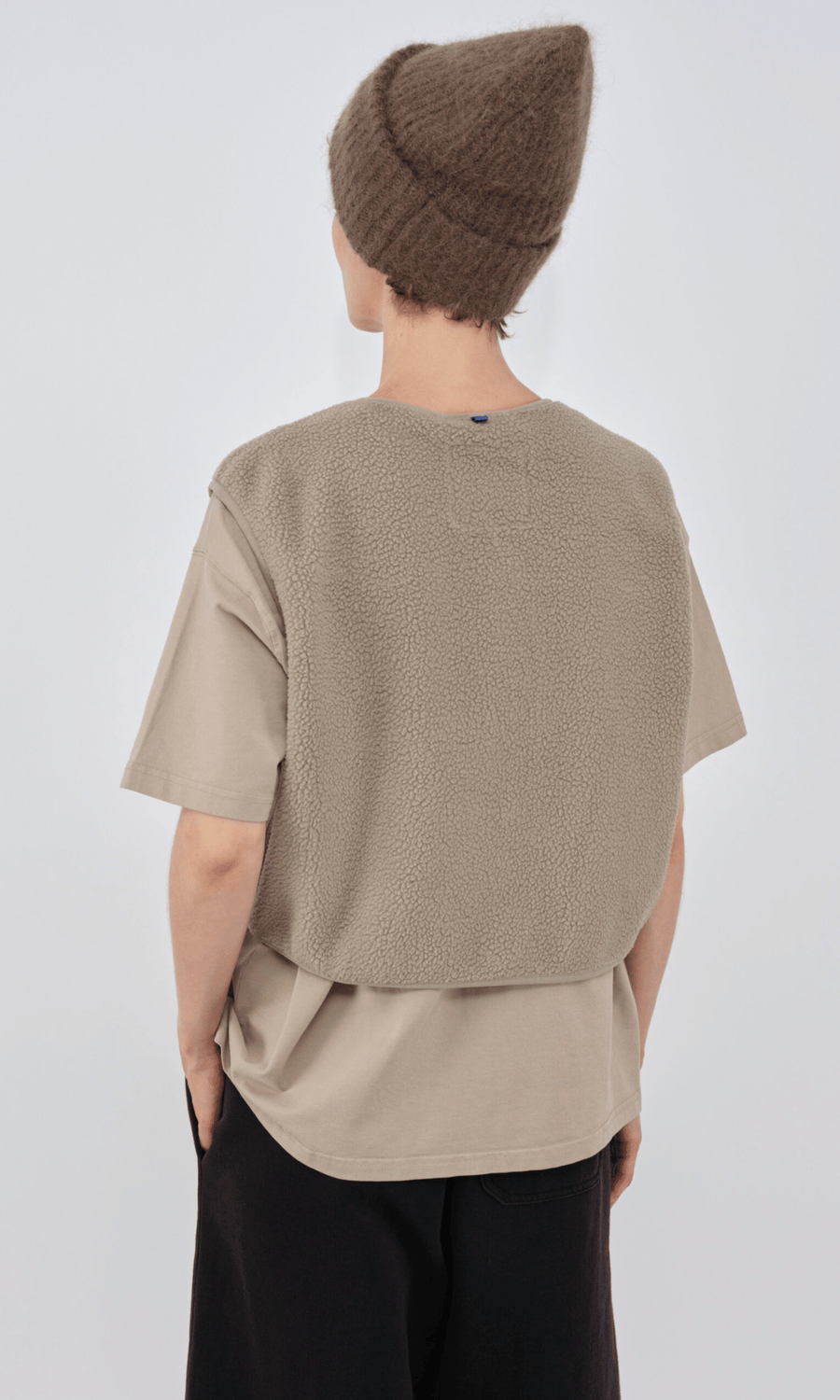 Embassy of Bricks and Logs • Belva Fleece Vest • Pale Olive