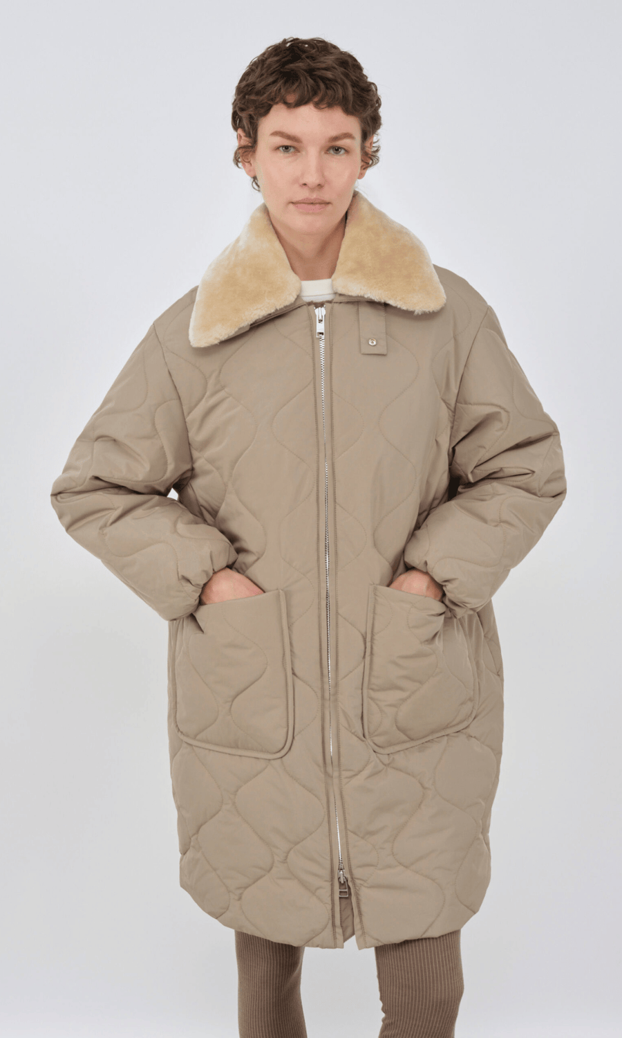 Embassy of Bricks and Logs • Kyoto Coat • Pale Olive