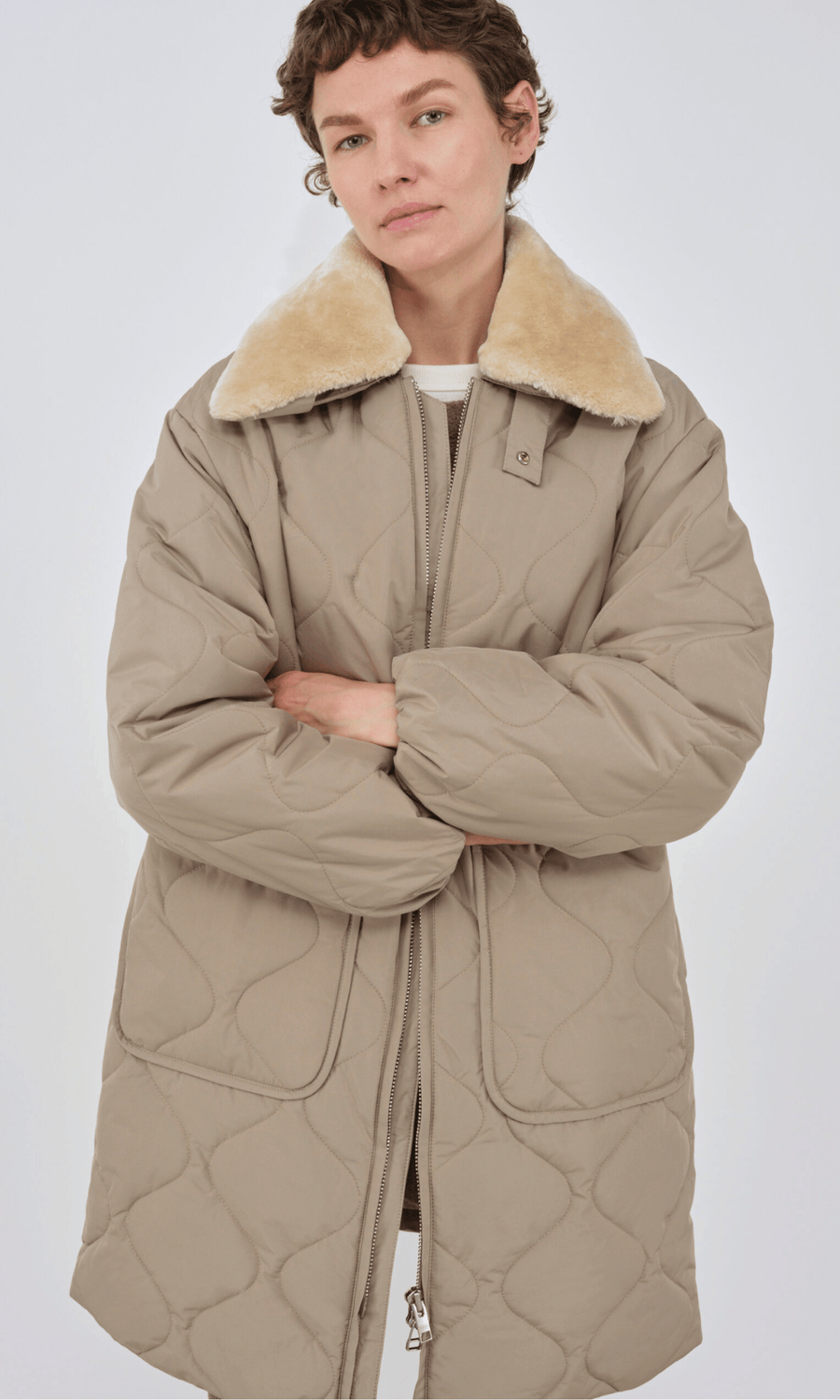 Embassy of Bricks and Logs • Kyoto Coat • Pale Olive
