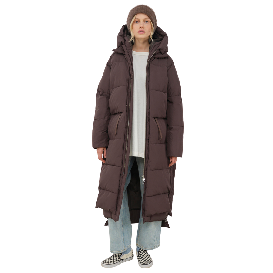 Embassy of Bricks and Logs • Lourdes Puffer Coat • Black Olive