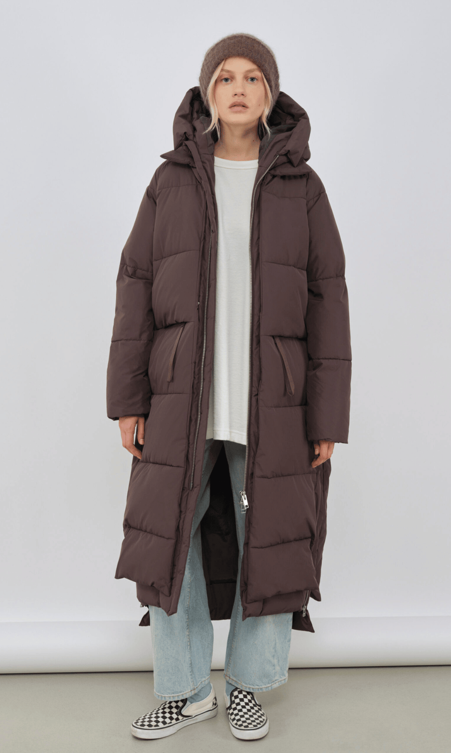Embassy of Bricks and Logs • Lourdes Puffer Coat • Black Olive