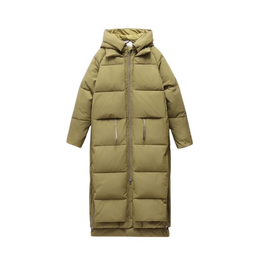 Embassy of Bricks and Logs • Lourdes Puffer Coat • Golden Leaf