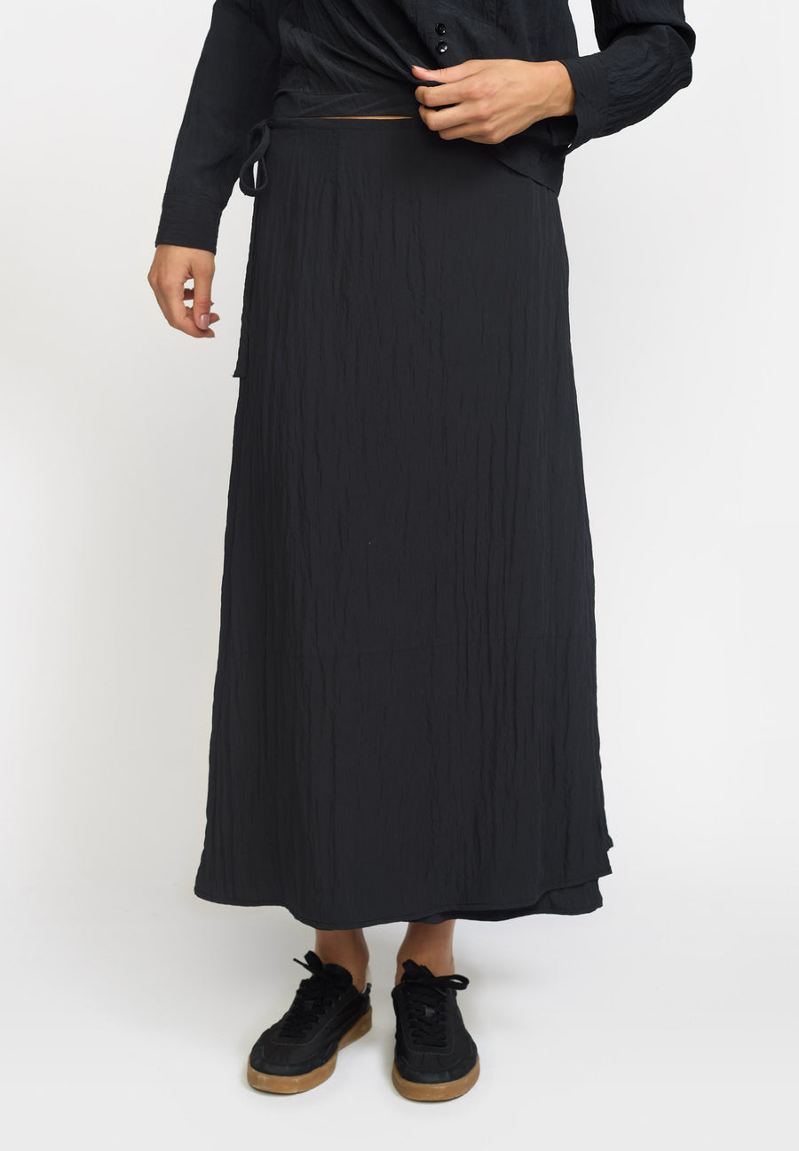 Esmé Studios • Ayla Wrap Skirt  • Black