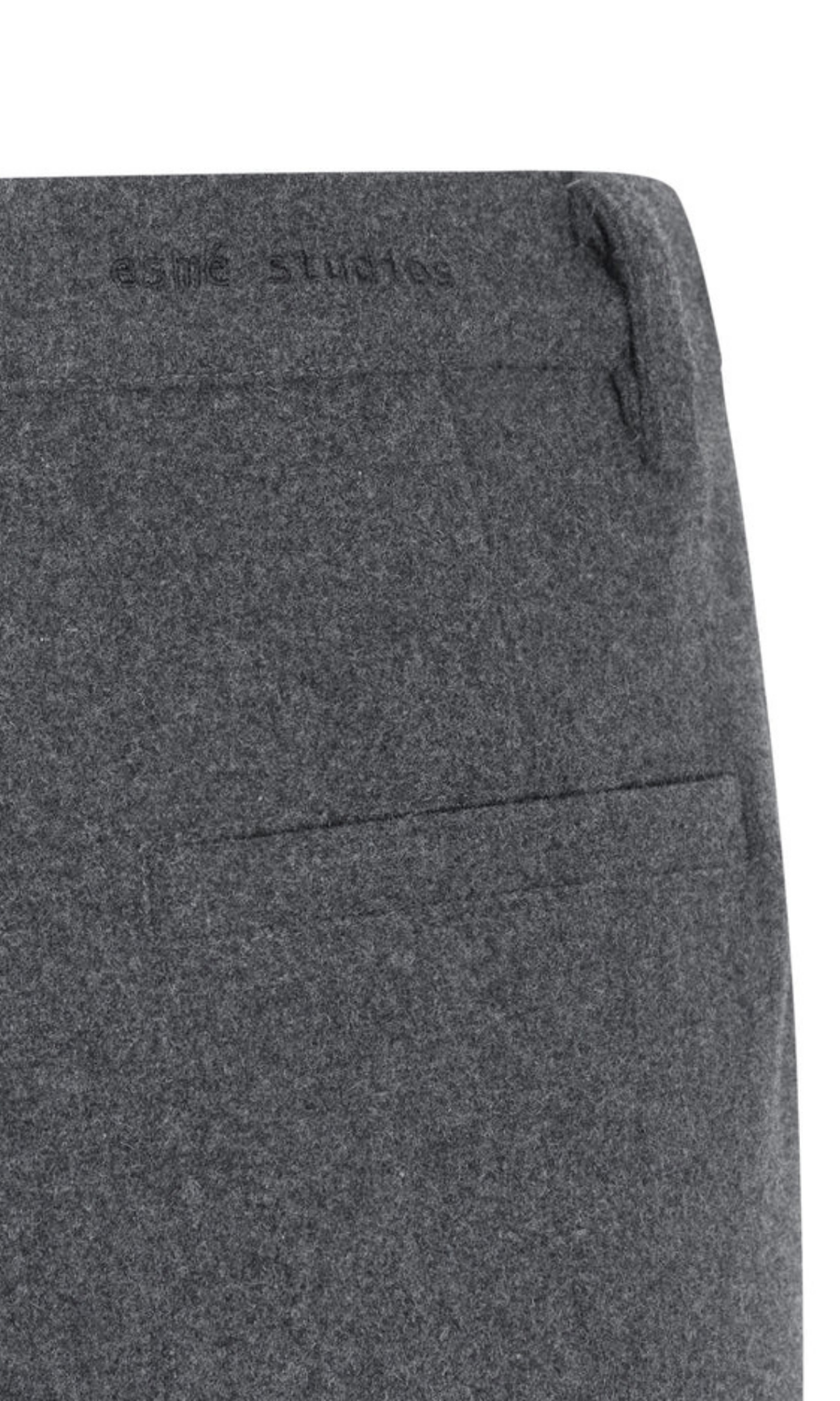Esmé Studios • Balmi Wool Pants • Grey Melange