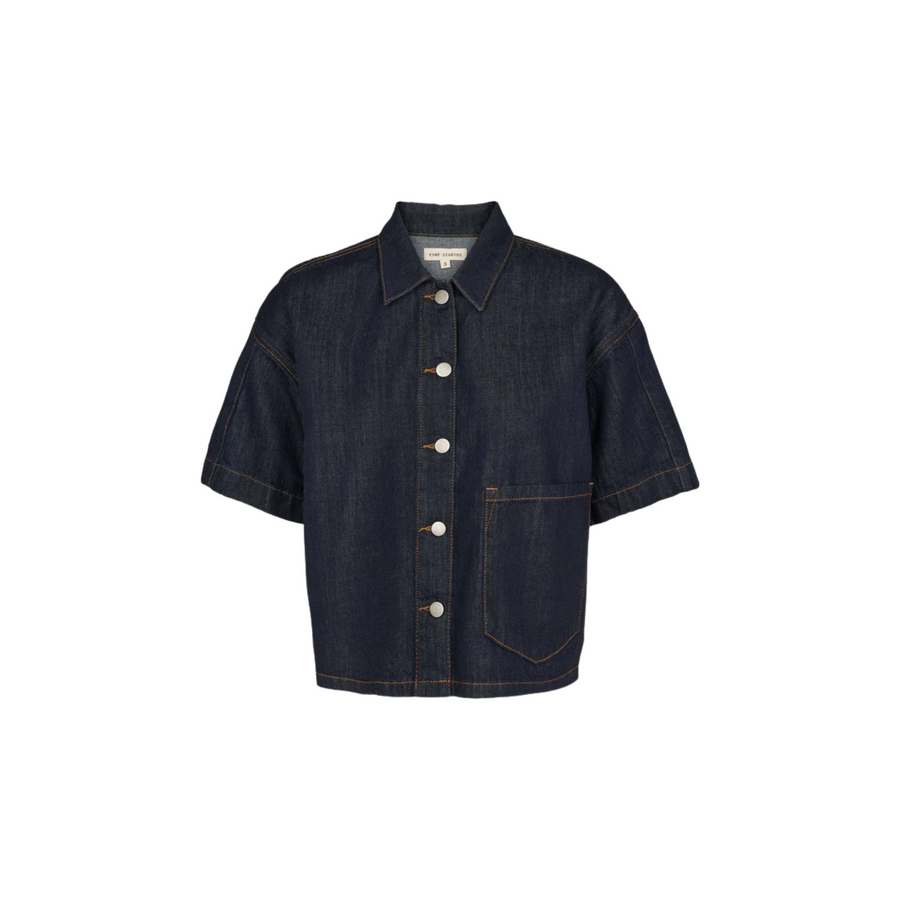 Esmé Studios • Edina Shirt  • Blue Denim