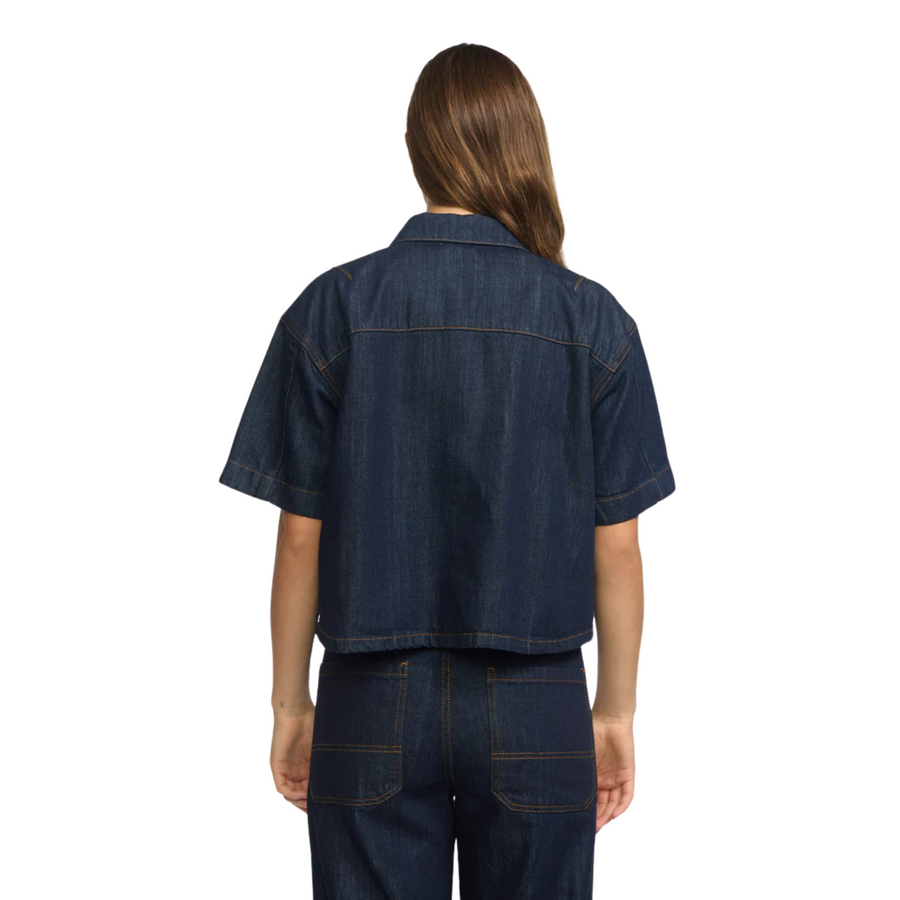 Esmé Studios • Edina Shirt  • Blue Denim