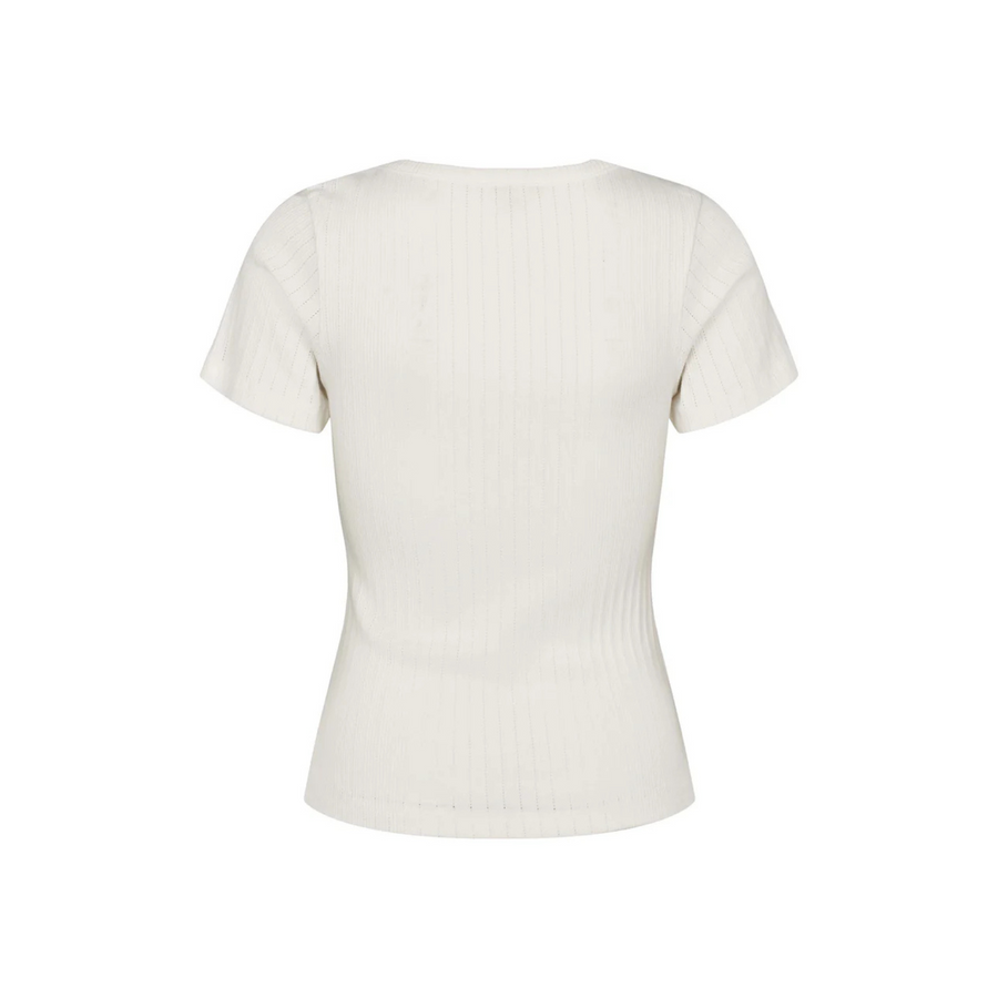 Esmé Studios • Ella Wide O-Neck Top  • Snow White