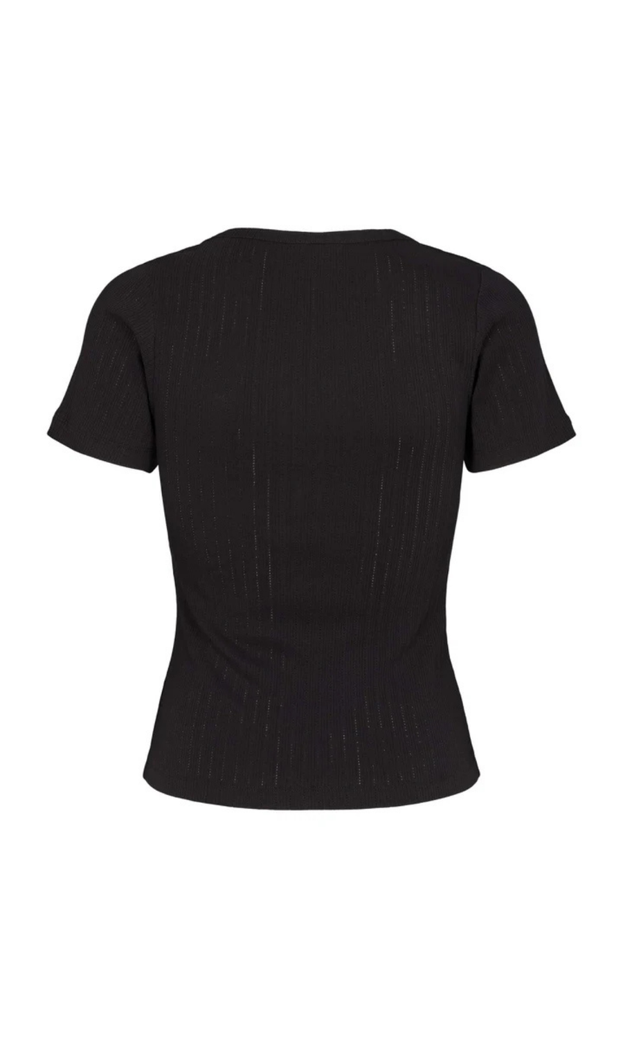 Esmé Studios • Ella Wide O-Neck Top  • Black
