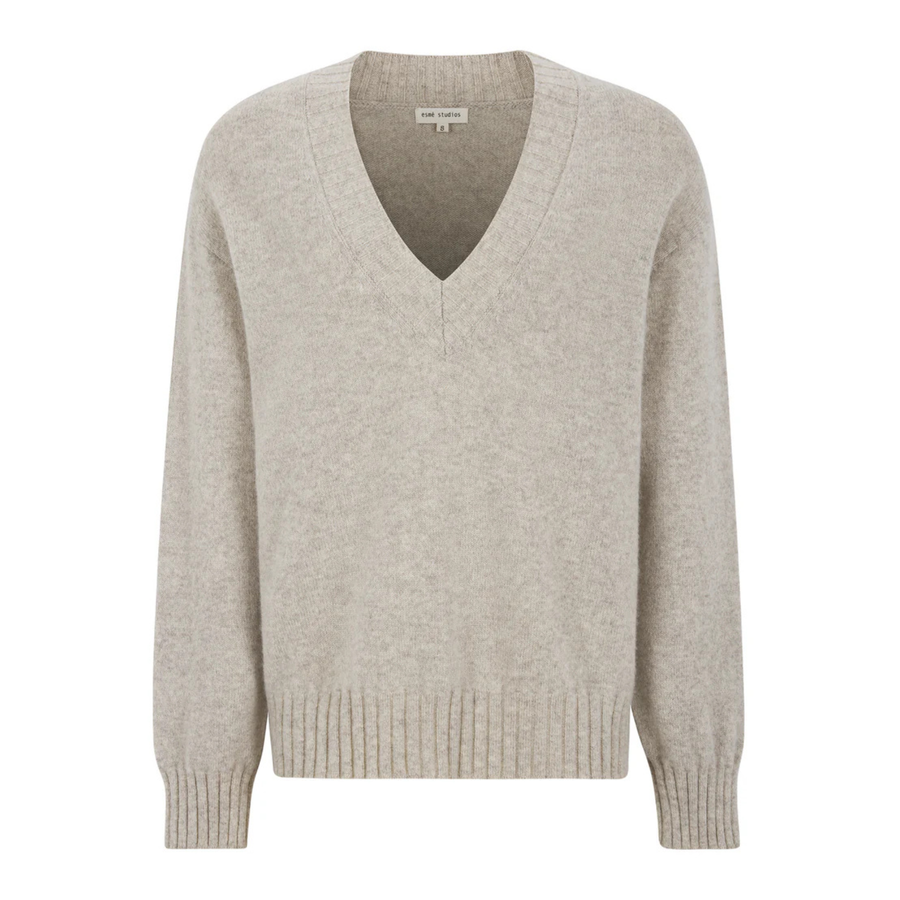 Esmé Studios • Firo V Neck Knit • Pure Cashmere
