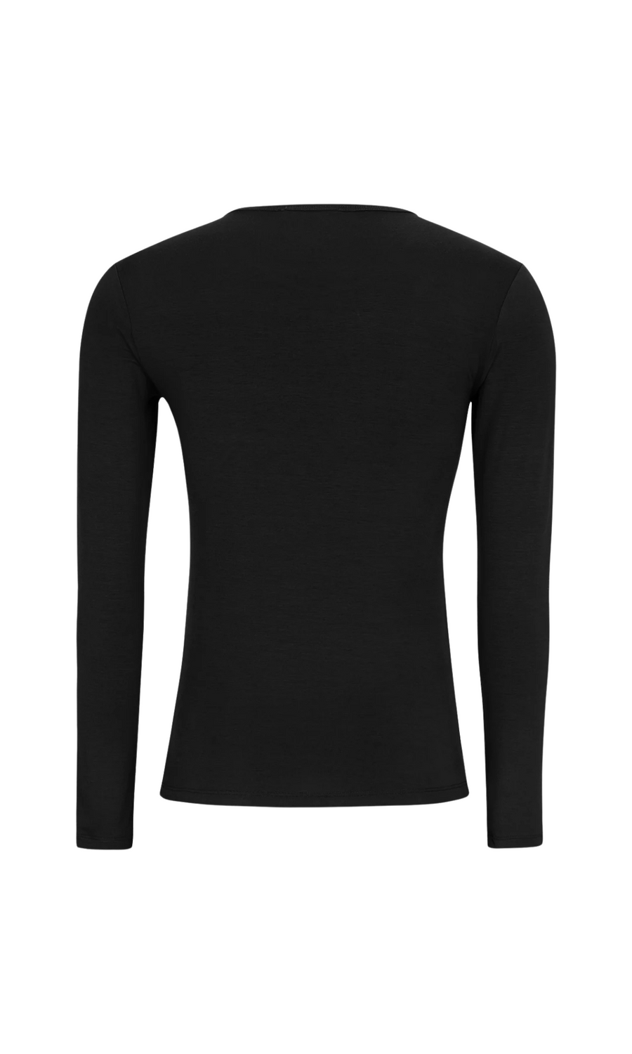 Esmé Studios • Penelope LS O-Neck Slim T-Shirt • Black