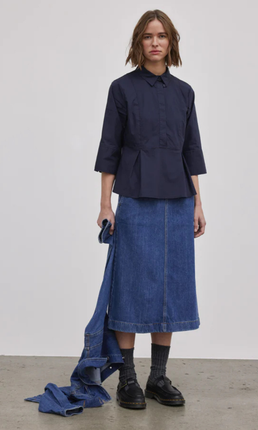 Esmé Studios • Rimmi Blouse • Blue Nights
