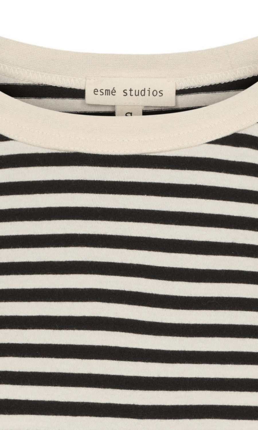 Esmé Studios • Signe Boxy T-Shirt • Black Stripe