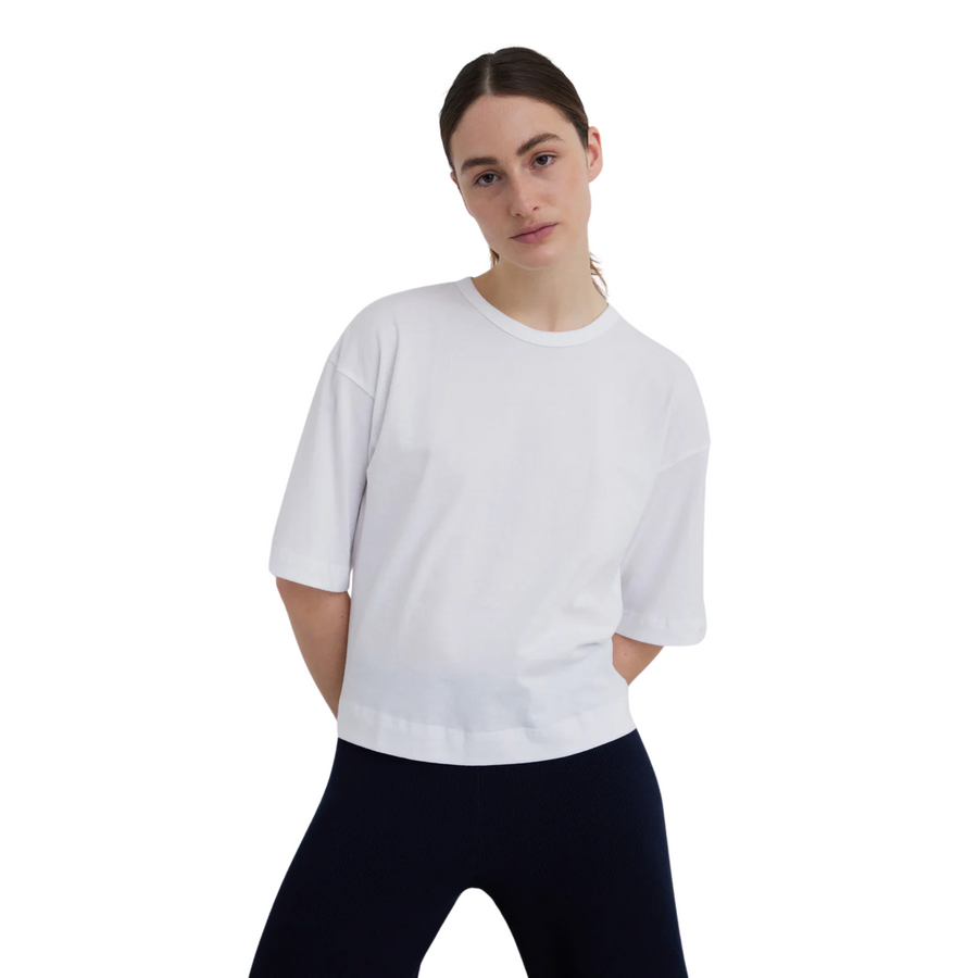 Esmé Studios • Signe Boxy Fit T-Shirt  • White