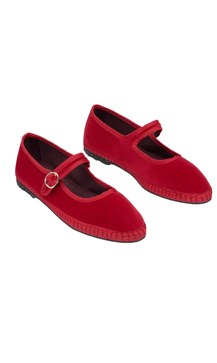 Flabelus • Mellark Mary Jane Flats • Red Velvet
