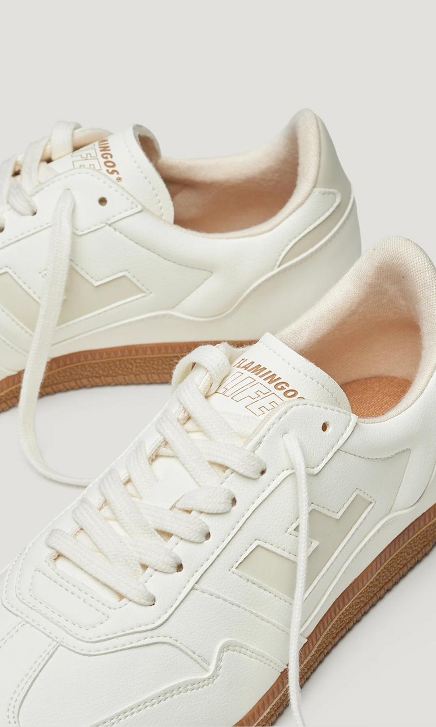 Flamingos Life • Burela Slim Sneakers • White Gum