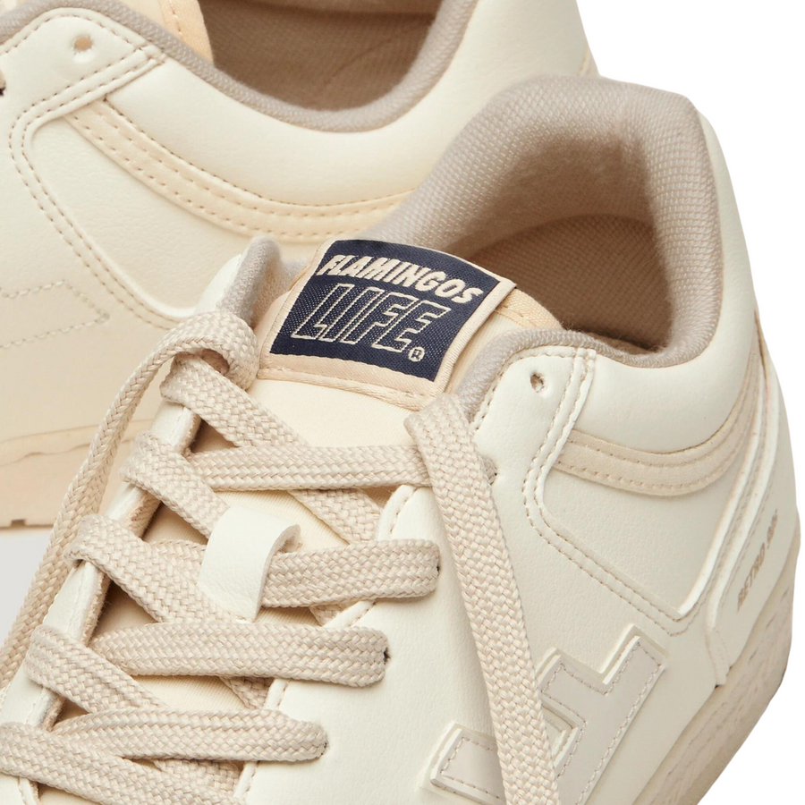 Flamingos Life • Retro 90s Sneakers • All Pearl