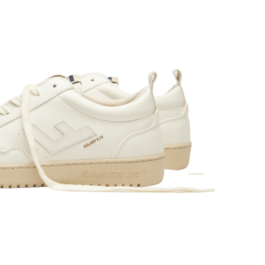 Flamingos Life • Roland V.10 Sneakers • White Ivory