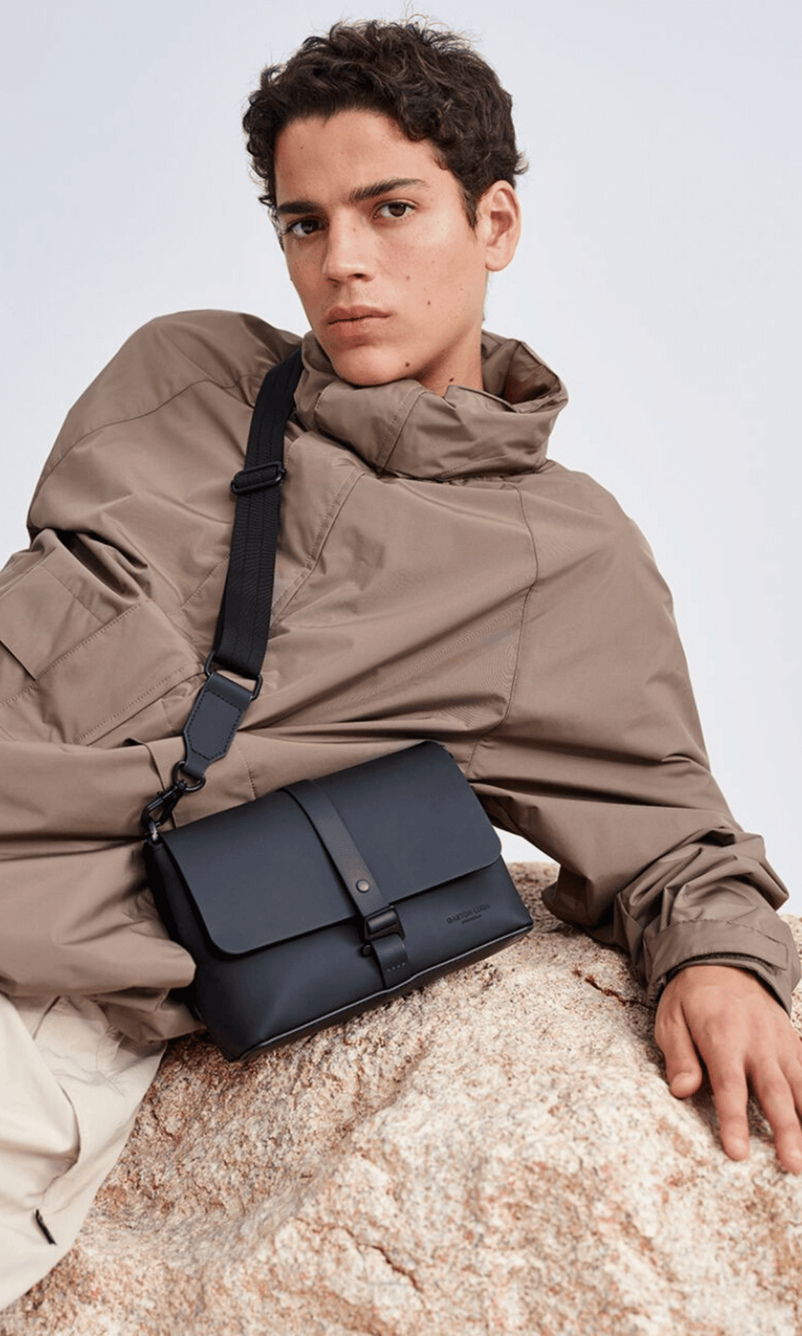 Gaston Luga • Splash Crossbody Bag • Black