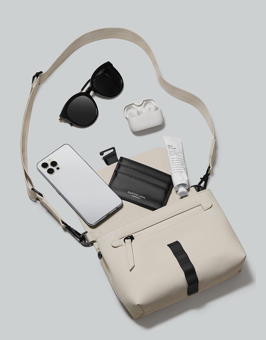 Gaston Luga • Splash Crossbody Bag • Cloud Cream