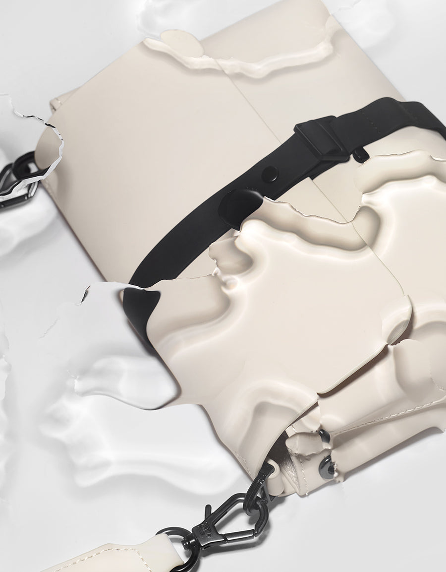 Gaston Luga • Splash Crossbody Bag • Cloud Cream