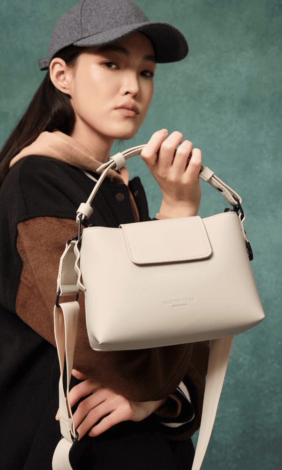 Gaston Luga • Splashini Crossbody Bag • Cloud Cream