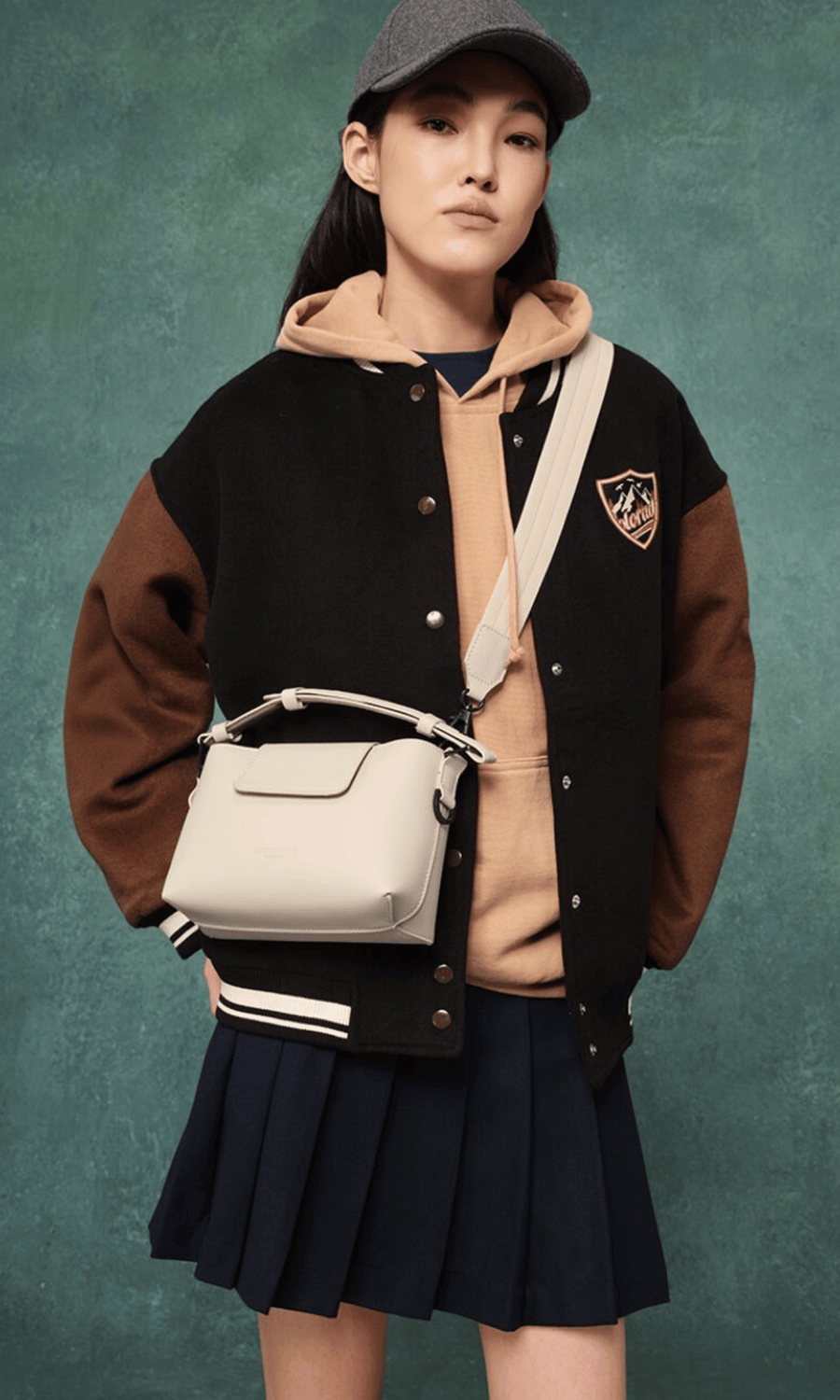 Gaston Luga • Splashini Crossbody Bag • Cloud Cream