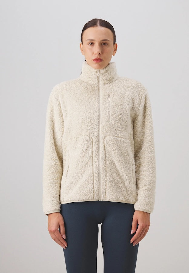 Girlfriend Collective • Fleece Jacket • Sandstone