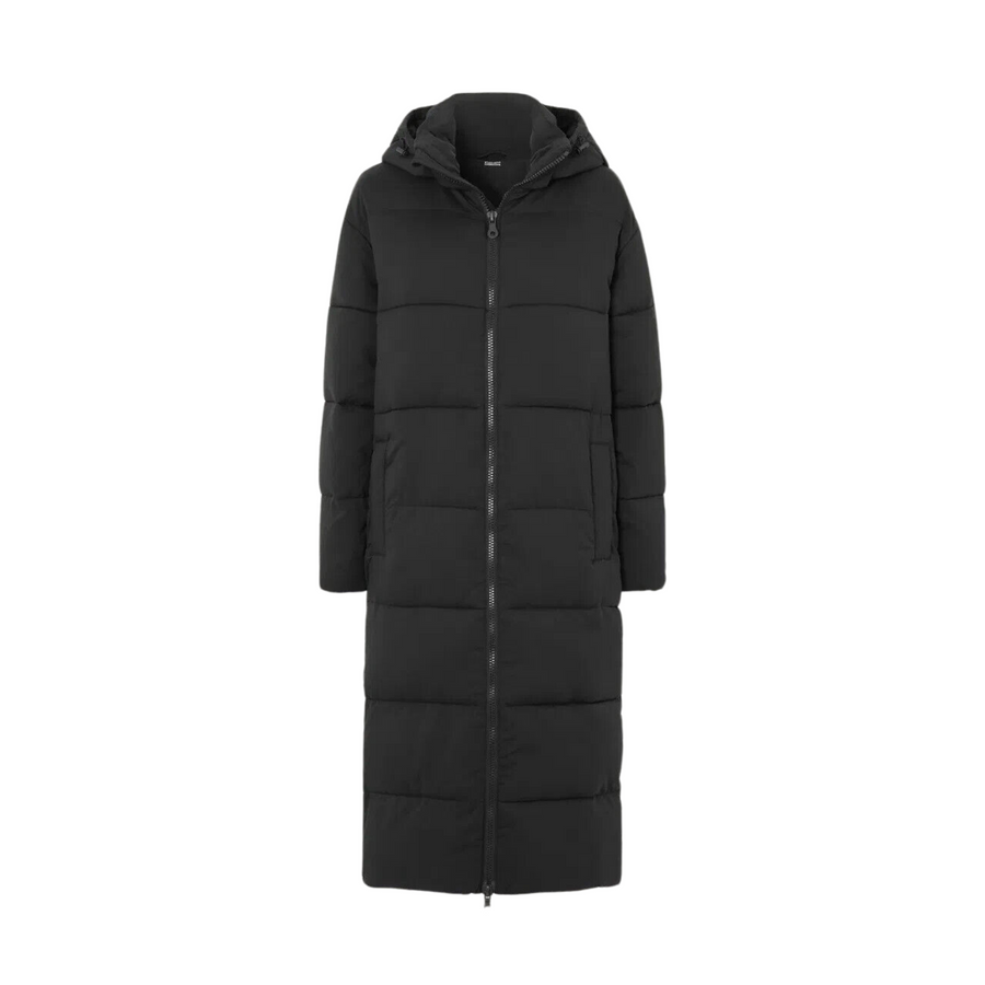 Girlfriend Collective • Long Puffer Jacket • Black