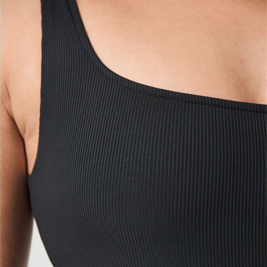 Girlfriend Collective • Penny Square Neck Bodysuit • Black