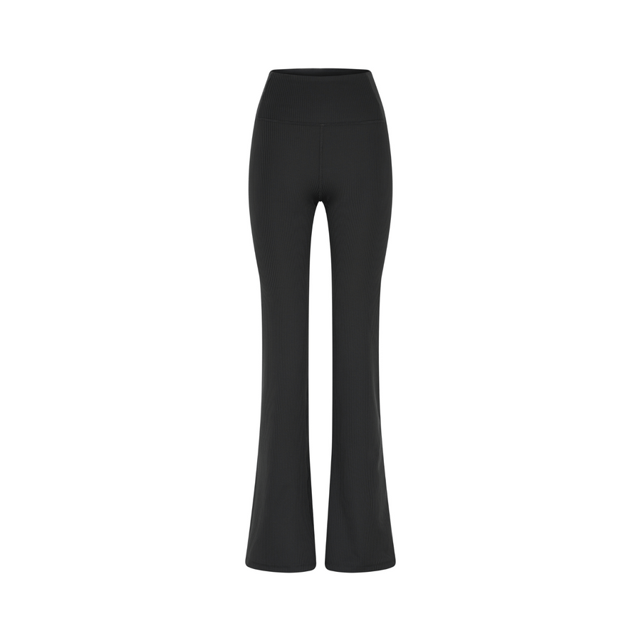 Girlfriend Collective • Rib Flare Leggings • Black