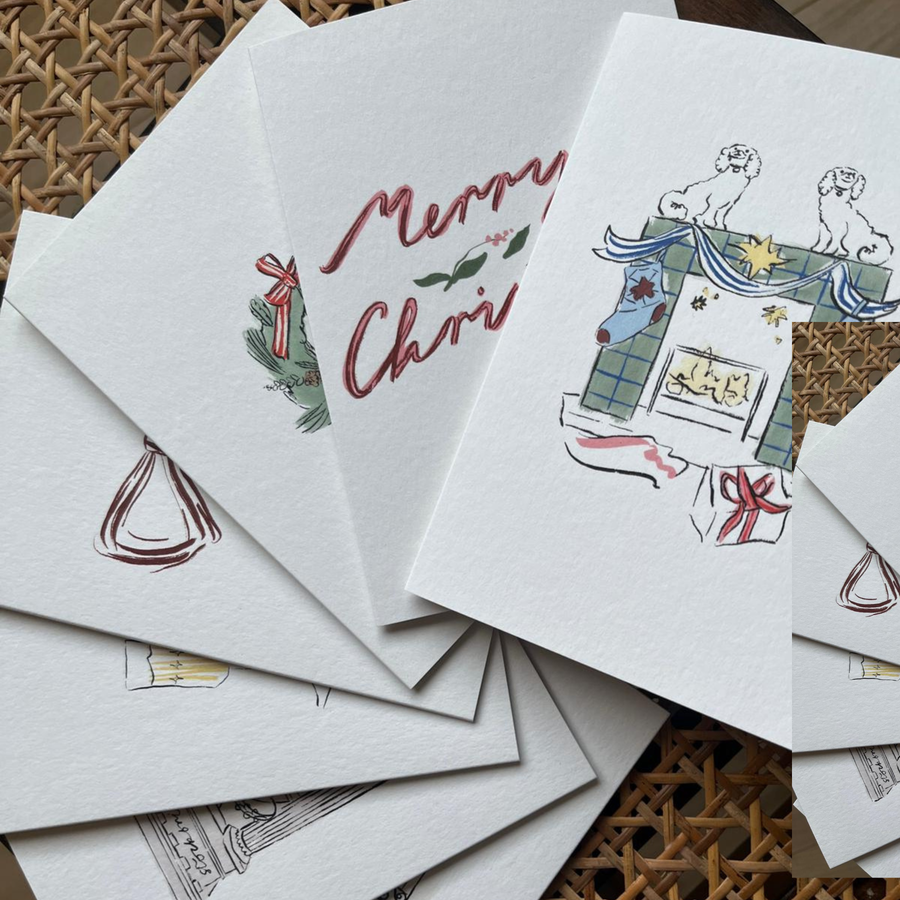 treen • Greeting Card • Fireplace