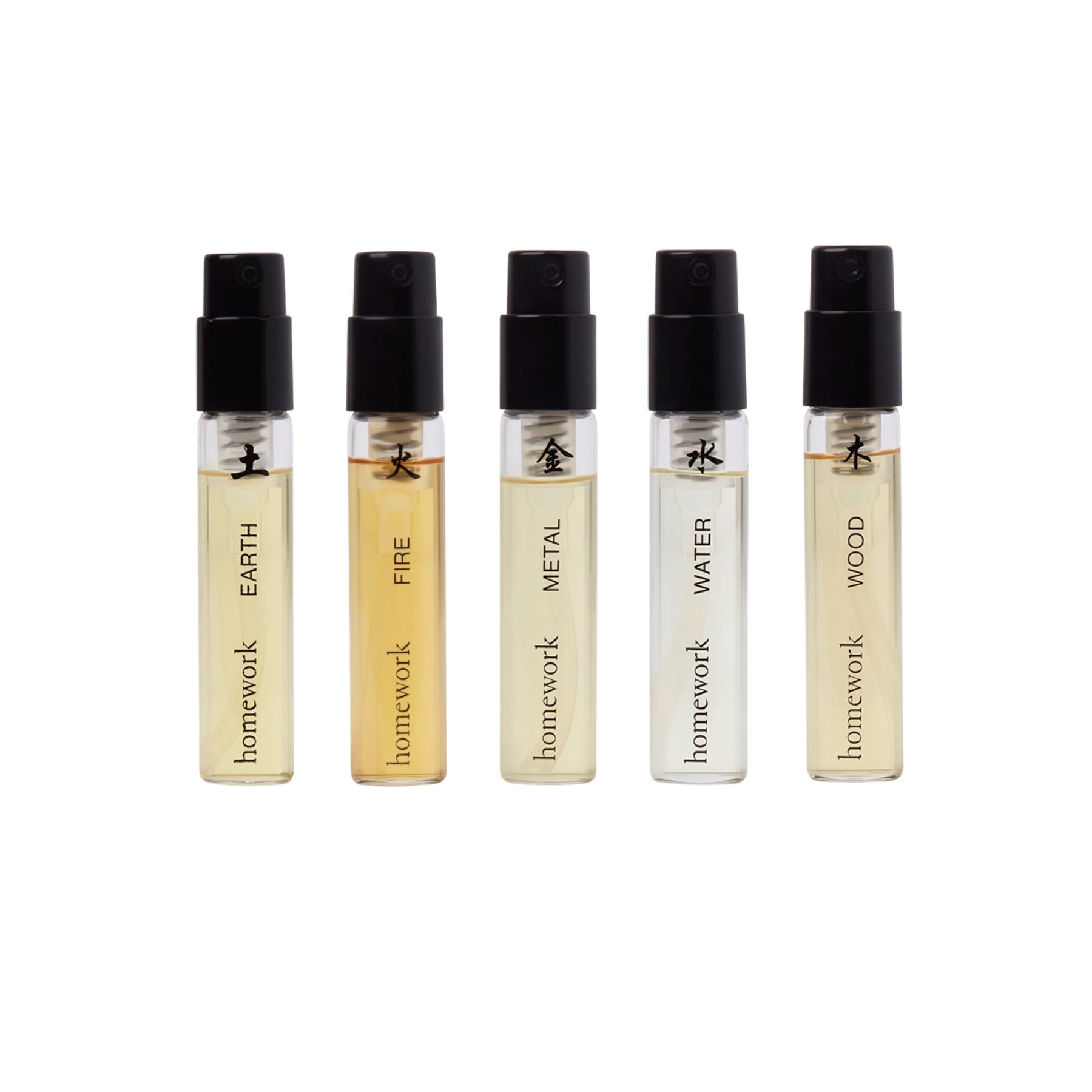 Homework • Five Element Fragrance Discovery Set – treen