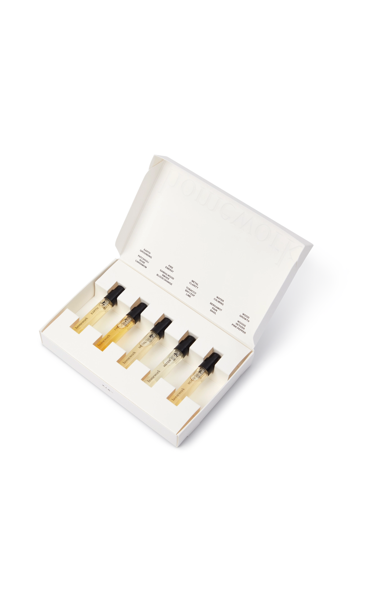 Homework • Five Element Fragrance Discovery Set – treen