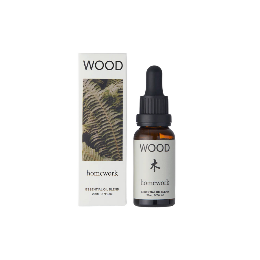 Homework • Wood Essential Oil Blend • 20ml