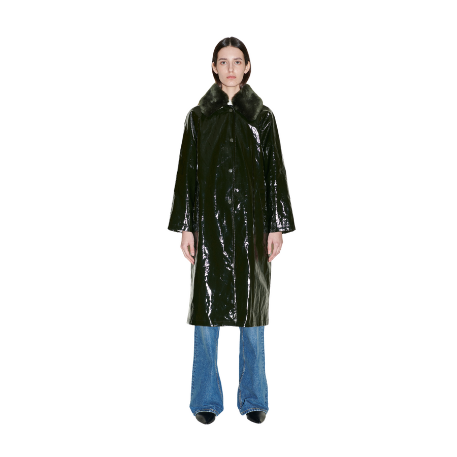 Jakke Lumi Rain Mac Coat Forest Green