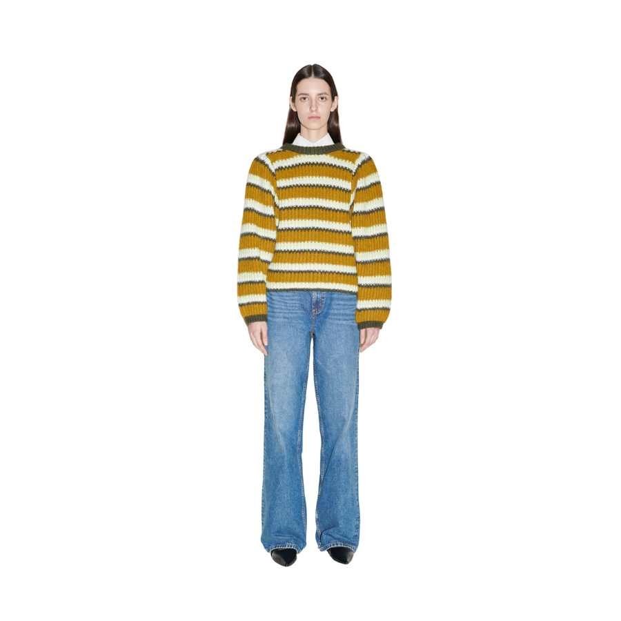 Jakke • Margaret Jumper • Green Stripe