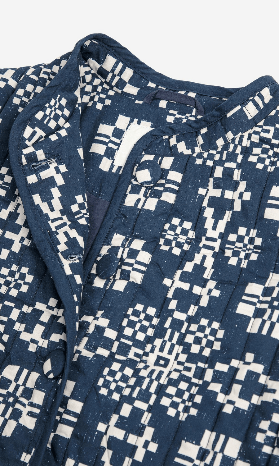 Bobo Choses • Kaleidoscope Pattern Cropped Jacket • Blue/White