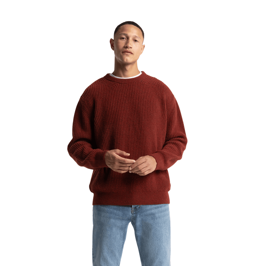 Kings Of Indigo • Hector Sweater • Madder Brown