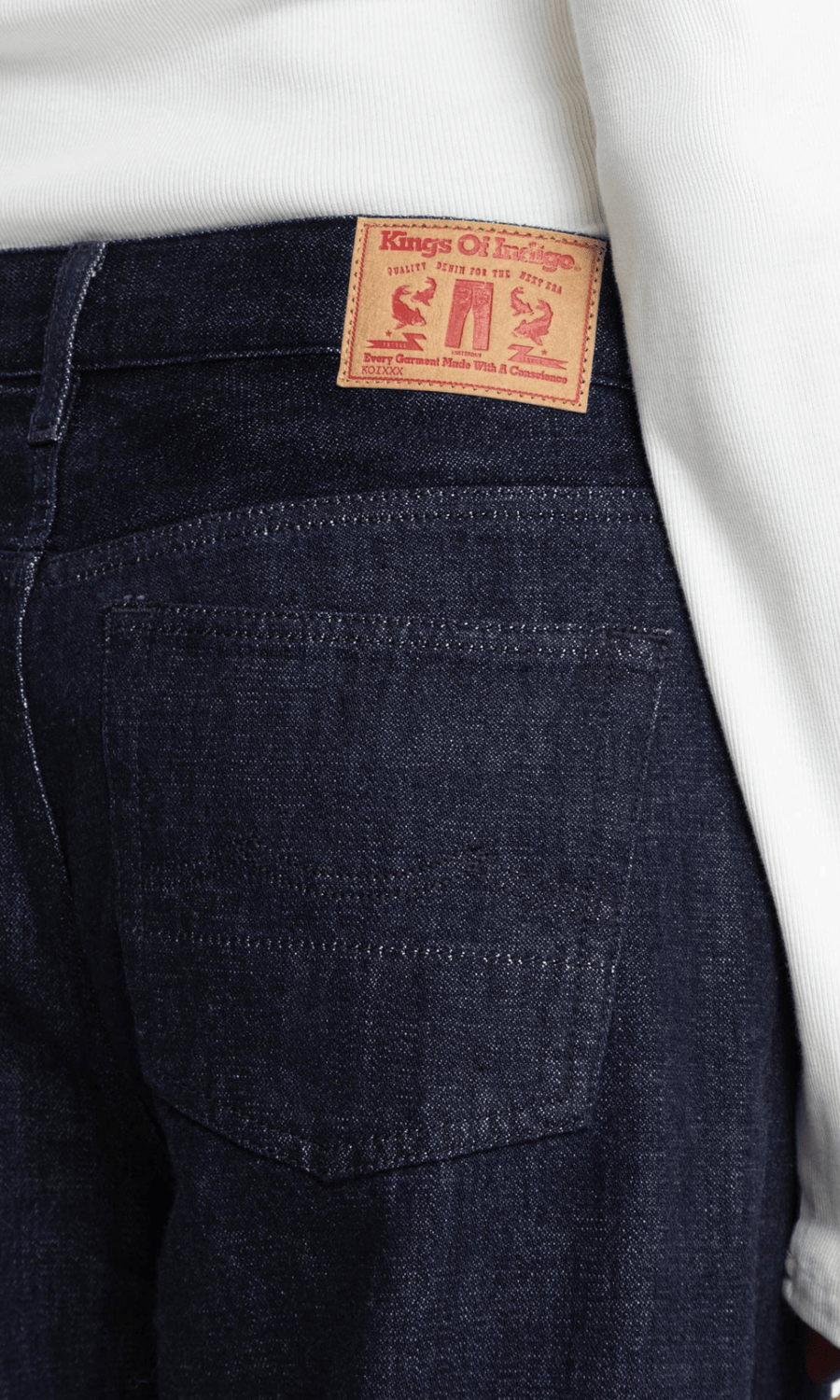 Kings Of Indigo • Joan Turn Up Jeans • Suse Rinse