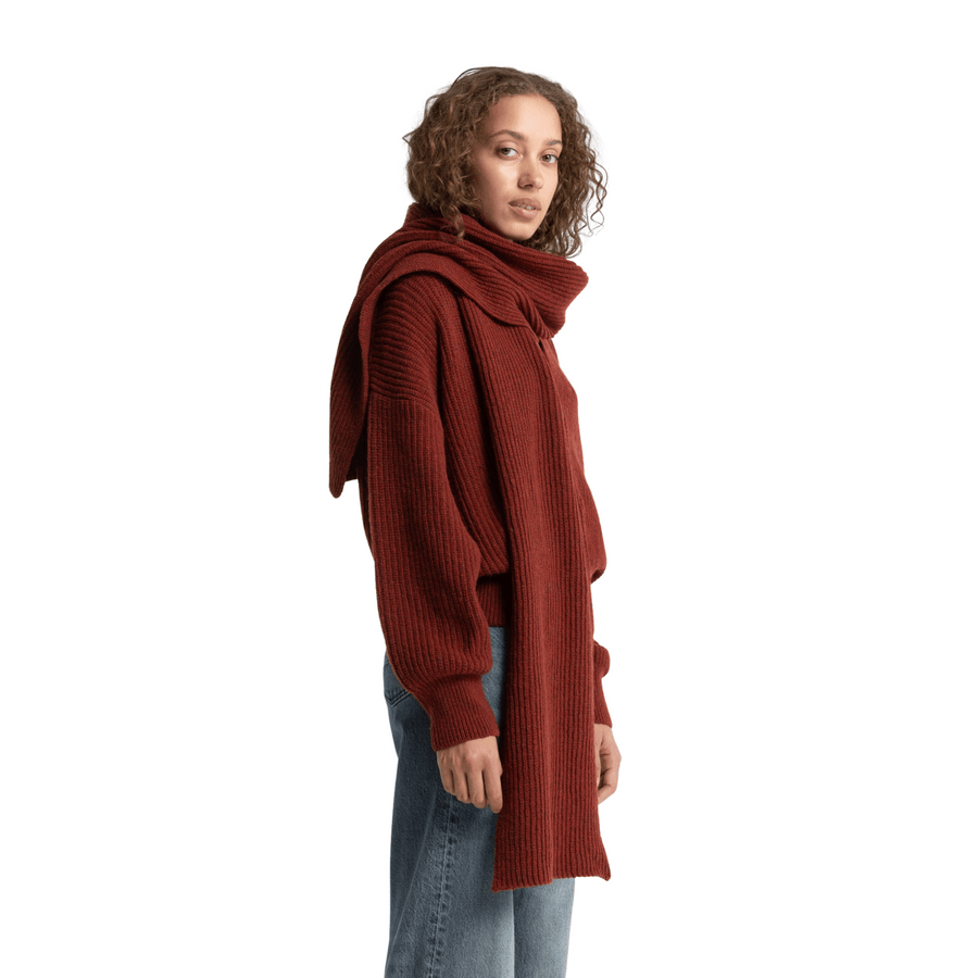 Kings Of Indigo • Khari Scarf • Madder Brown