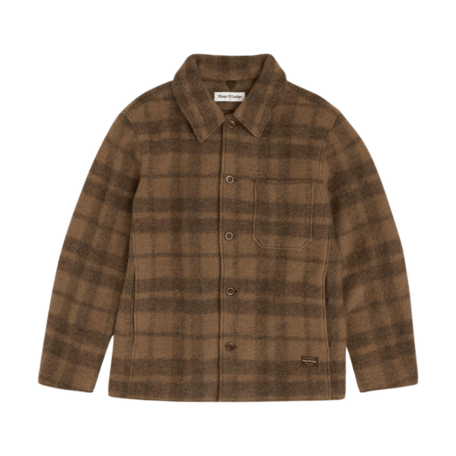 Kings Of Indigo • Kiaan Jacket • Desert Beige Check