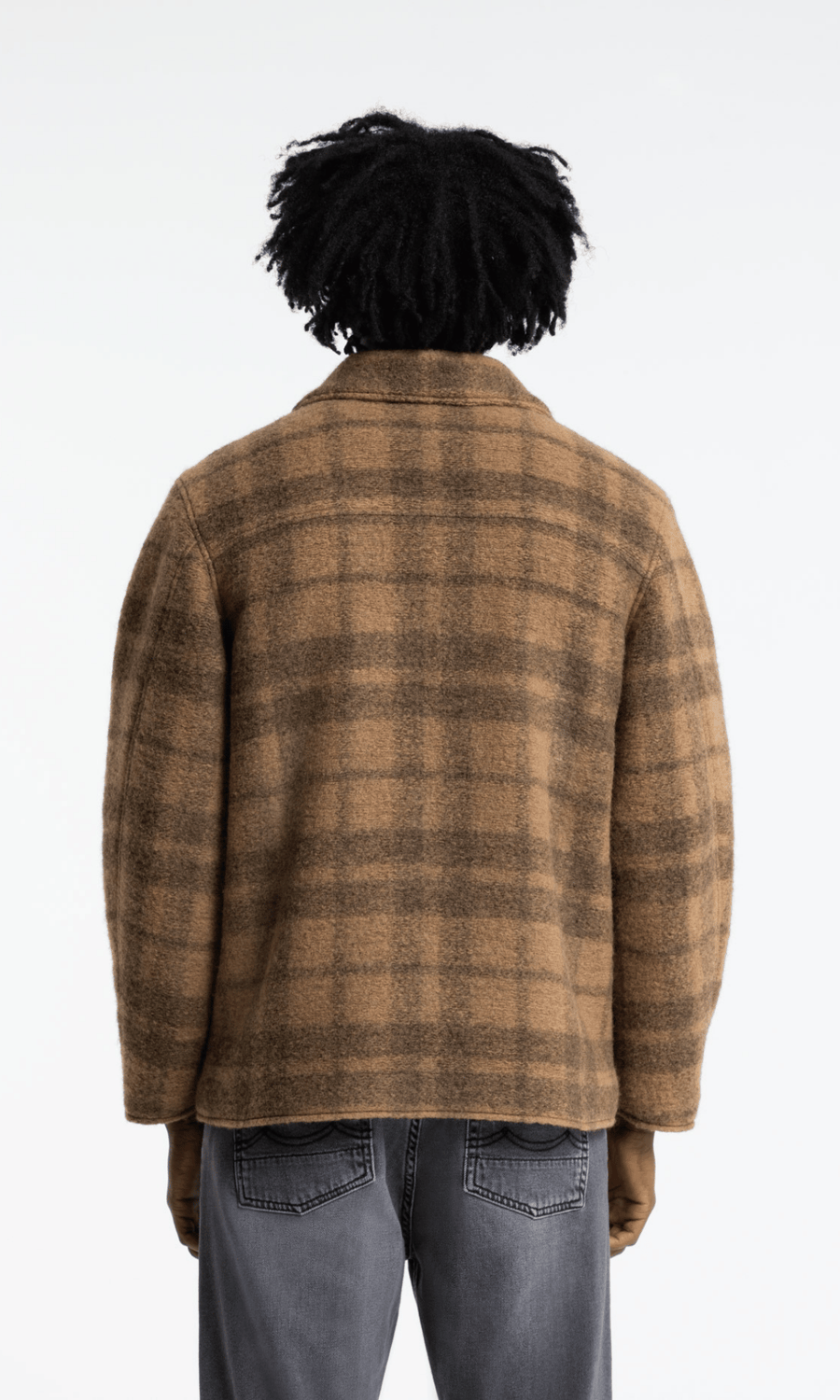 Kings Of Indigo • Kiaan Jacket • Desert Beige Check