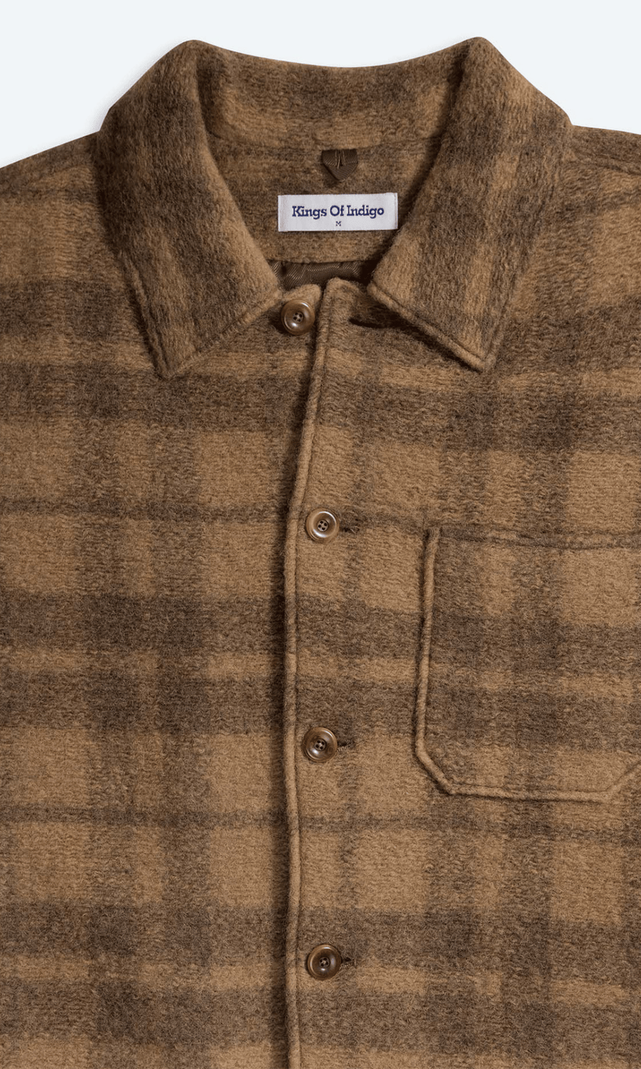 Kings Of Indigo • Kiaan Jacket • Desert Beige Check