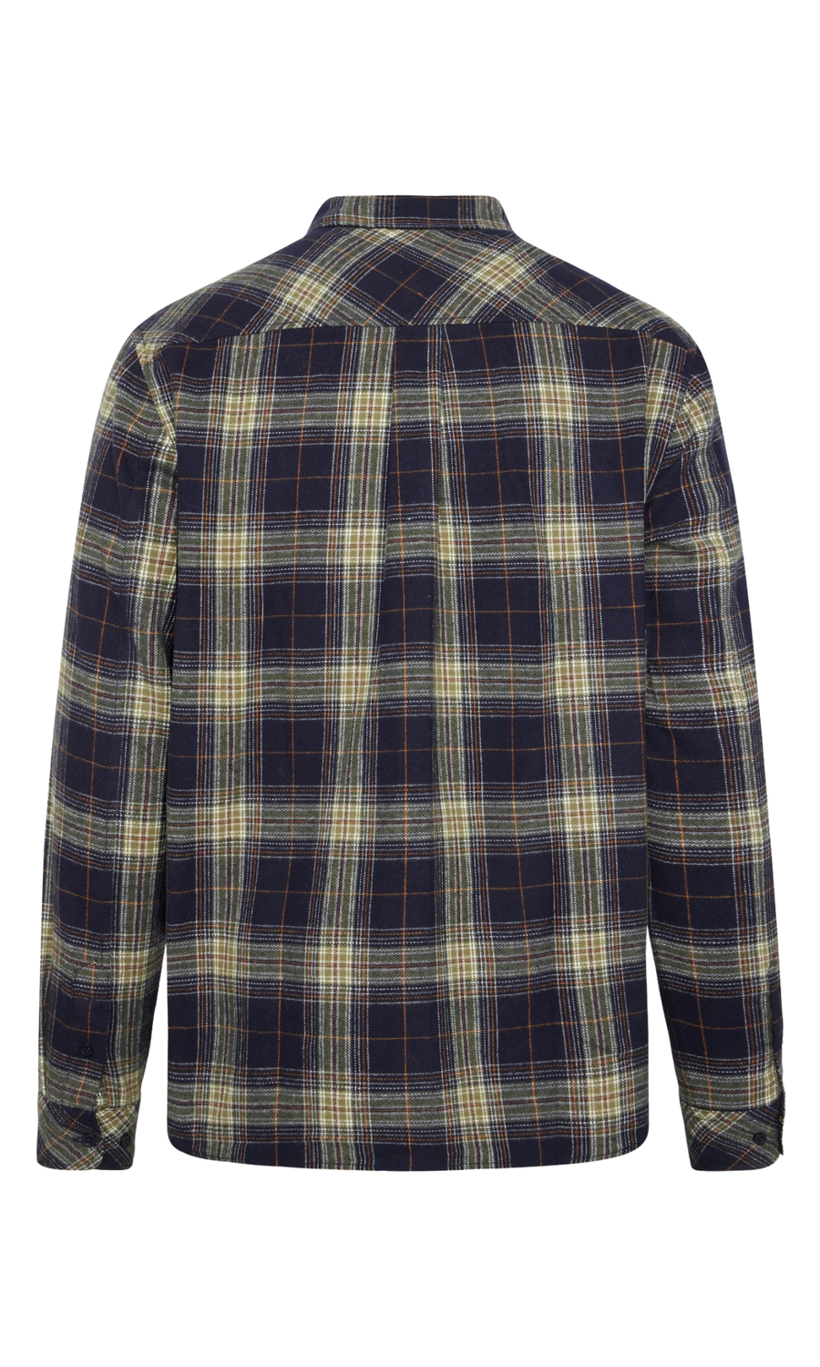 Knowledge Cotton Apparel • Checked Flannel Shirt • Blue Check