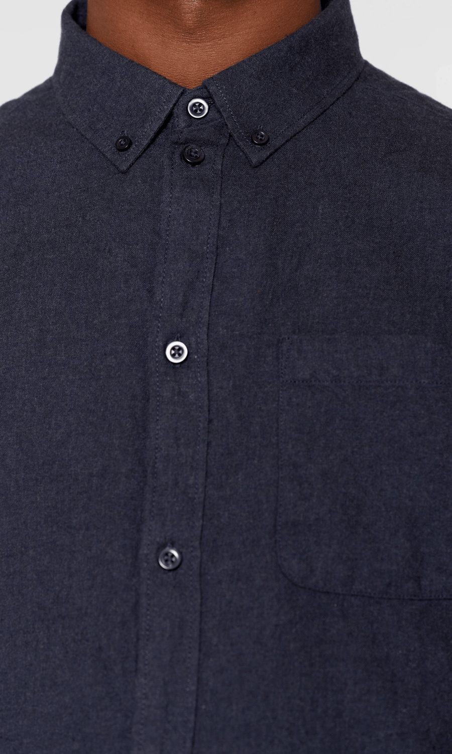 Knowledge Cotton Apparel • Flannel Shirt • Total Eclipse