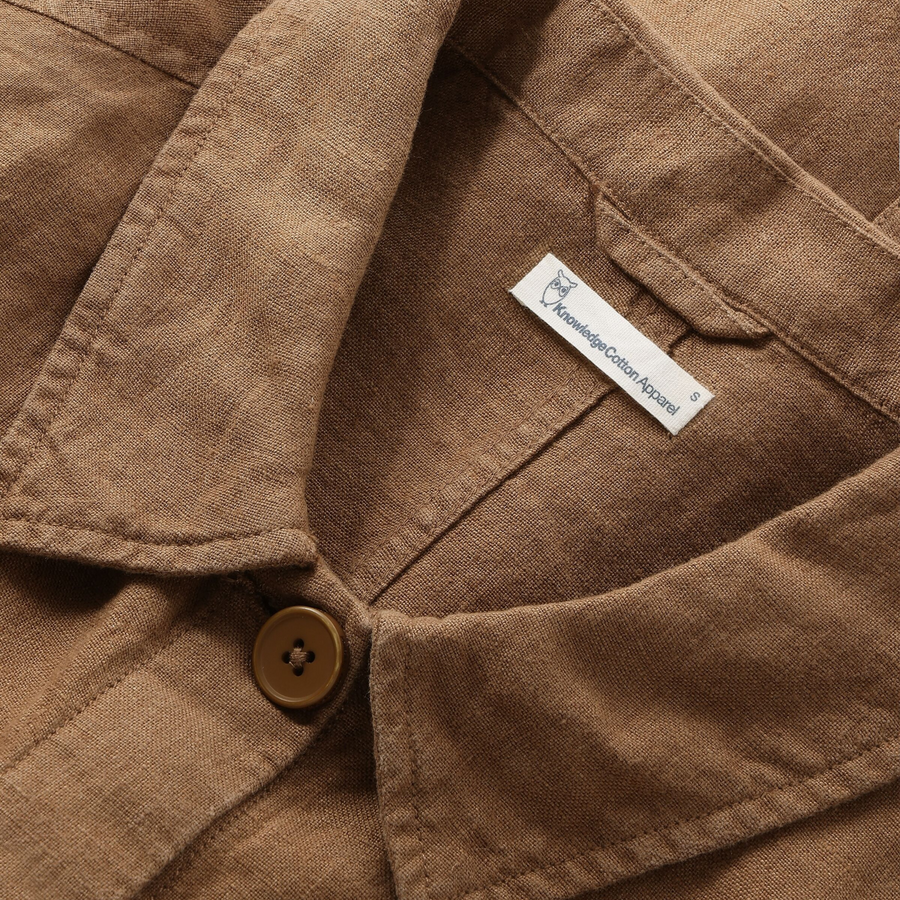 Knowledge Cotton Apparel • Linen Overshirt • Tuffet