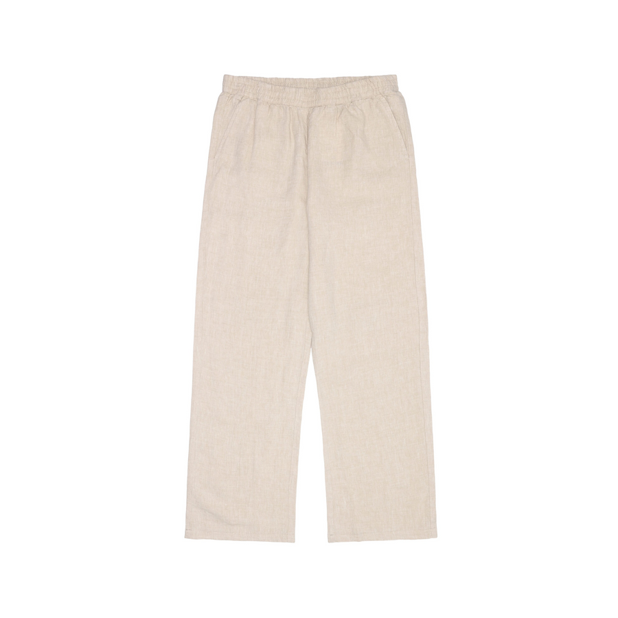 Knowledge Cotton Apparel • Posey Linen Trousers • Light Feather Grey