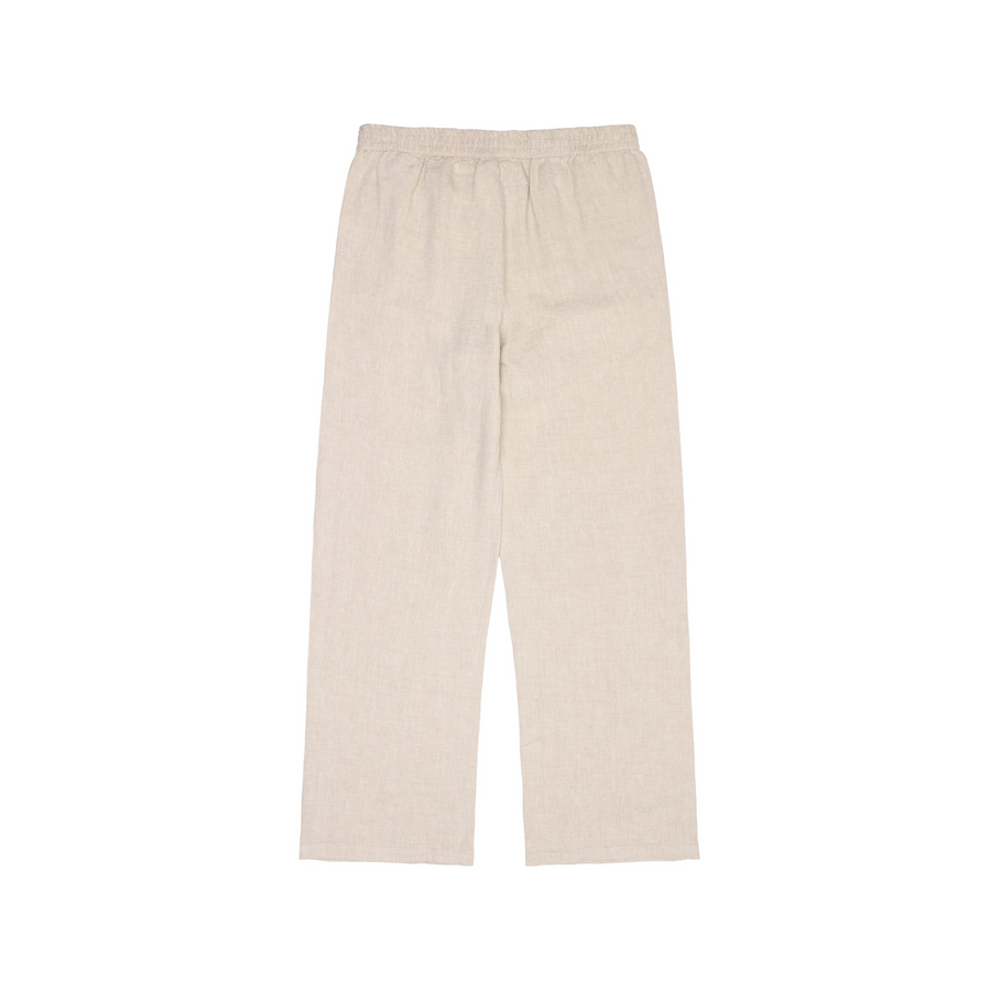 Knowledge Cotton Apparel • Posey Linen Trousers • Light Feather Grey