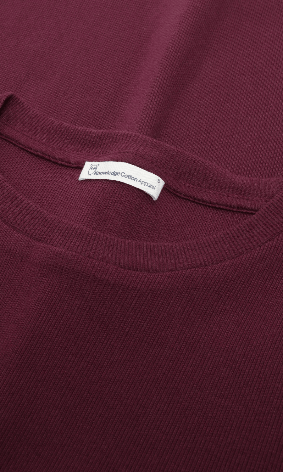 Knowledge Cotton Apparel • Rib Long Sleeve Top • Fig